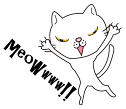 I cry and meow (English ver.) sticker #5121313