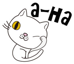 I cry and meow (English ver.) sticker #5121314