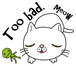 I cry and meow (English ver.) sticker #5121315