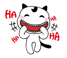 Happy Smiling Cat (Part 2) sticker #5121318