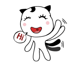 Happy Smiling Cat (Part 2) sticker #5121355