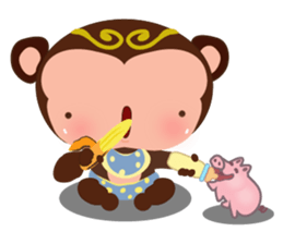 Monito King sticker #5121603