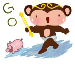 Monito King sticker #5121616