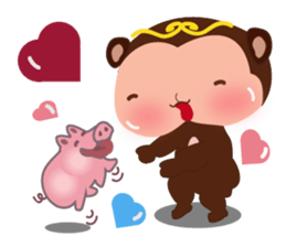 Monito King sticker #5121637