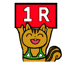 Mr.Squirrel Sticker sticker #5121838