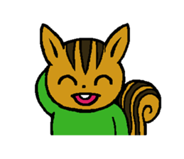 Mr.Squirrel Sticker sticker #5121875