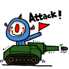 red nose triangle Monster sticker #5122043