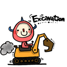 red nose triangle Monster sticker #5122044