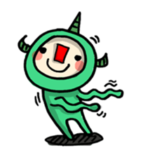 red nose triangle Monster sticker #5122050