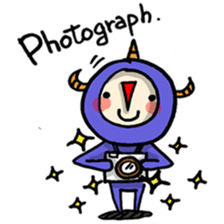 red nose triangle Monster sticker #5122054