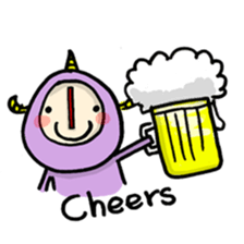 red nose triangle Monster sticker #5122060