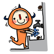 red nose triangle Monster sticker #5122065