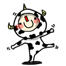 red nose triangle Monster sticker #5122067