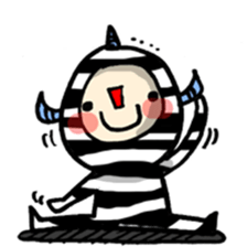 red nose triangle Monster sticker #5122068