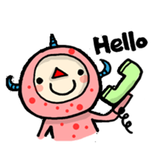 red nose triangle Monster sticker #5122073