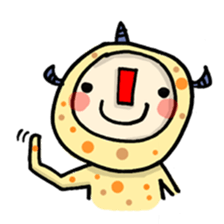 red nose triangle Monster sticker #5122077