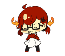 Otaku life with koinya-tan sticker #5122162