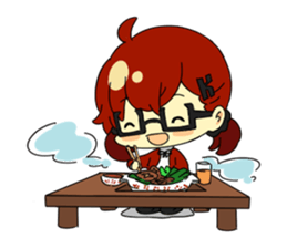 Otaku life with koinya-tan sticker #5122174