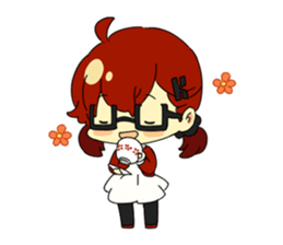 Otaku life with koinya-tan sticker #5122175