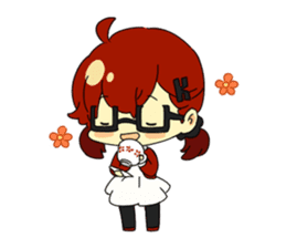 Otaku life with koinya-tan sticker #5122175