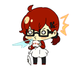 Otaku life with koinya-tan sticker #5122176