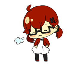 Otaku life with koinya-tan sticker #5122177