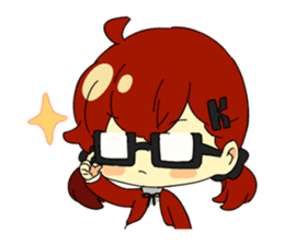 Otaku life with koinya-tan sticker #5122183