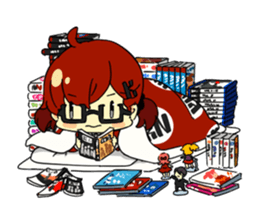 Otaku life with koinya-tan sticker #5122186