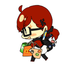 Otaku life with koinya-tan sticker #5122189