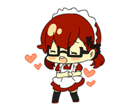 Otaku life with koinya-tan sticker #5122191