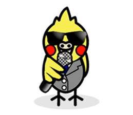 Pikachun of the cockateel sticker #5122683