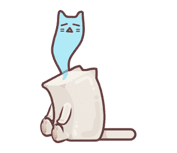 "Rotten" kittens cheer for your writing sticker #5123169