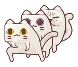 "Rotten" kittens cheer for your writing sticker #5123197