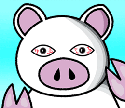Message of piglets 5 sticker #5126090
