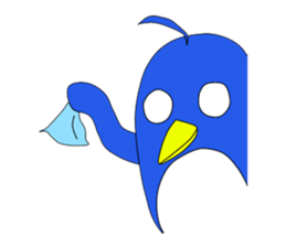 ahoge Penguin sticker #5126759