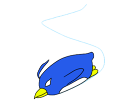 ahoge Penguin sticker #5126761