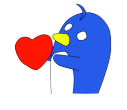 ahoge Penguin sticker #5126762