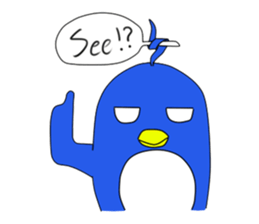 ahoge Penguin sticker #5126766