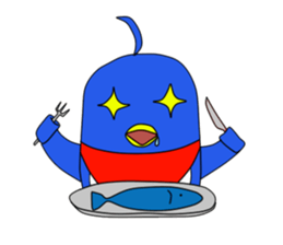 ahoge Penguin sticker #5126781