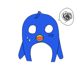 ahoge Penguin sticker #5126783