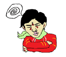 my original character,taro shinjuku sticker #5127355