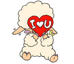 The Bubbles Sheep sticker #5127443