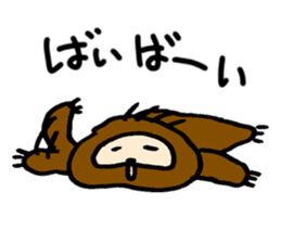 darudaru Sloth sticker #5128141