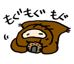 darudaru Sloth sticker #5128142