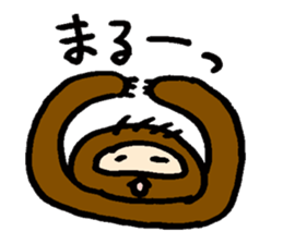 darudaru Sloth sticker #5128145