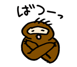 darudaru Sloth sticker #5128146