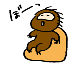 darudaru Sloth sticker #5128156