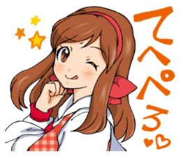 Japanese otaku girl sticker #5128535