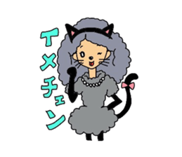 Lovely sheep girl sticker #5128585