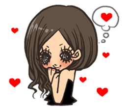 Cute girls stickers sticker #5129438